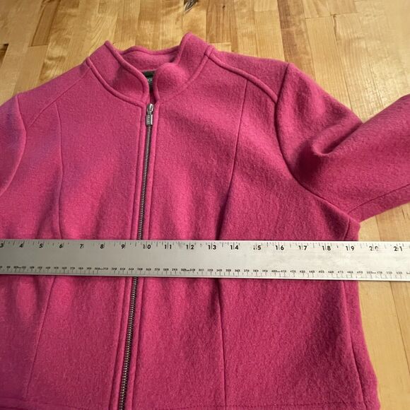 Geiger Collections Jacket Boiled Wool Zip Up Austria Made‎ Womens Size 42 - Picture 5 of 7